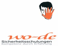 wo-de Sicherheitsschulungen Kompetenz durch Erfahrung