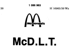 M Mc Donald`s McD.L.T.