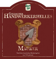 GOLDACHER HANDWERKERHELLES MAURER