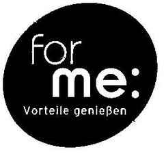 for me: Vorteile genießen