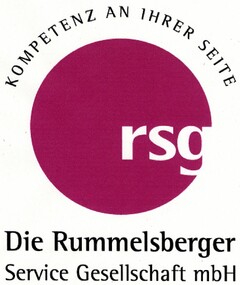 KOMPETENZ AN IHRER SEITE rsg Die Rummelsberger Service Gesellschaft mbH