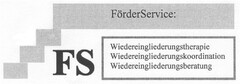 FS FörderService: Wiedereingliederungstherapie Wiedereingliederungskoordination Wiedereingliederungsberatung