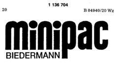 minipac BIEDERMANN