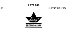 Lang`s ERZEUGNISSE