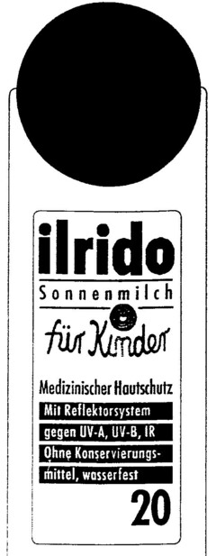 ilrido Sonnenmilch für Kinder