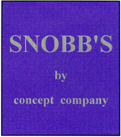 SNOBB'S by concept company