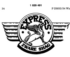 EXPRESS ZWARE SHAG