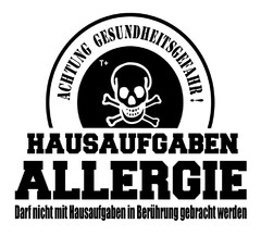 HAUSAUFGABENALLERGIE