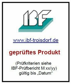 IBF www.ibf-troisdorf.de