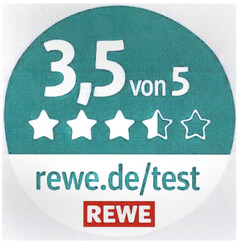 3,5 von 5 rewe.de/test REWE