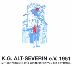 K.G. ALT-SEVERIN e.V. 1951 MIT DEN WINZERN UND WINZERINNEN VUN D`R BOTTMÜLL