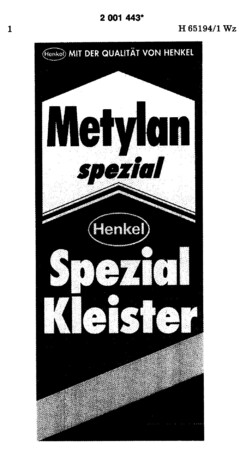 Metylan spezial Henkel Spezial Kleister