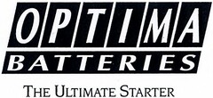 OPTIMA BATTERIES THE ULTIMATE STARTER