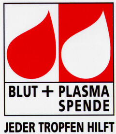 BLUT + PLASMA SPENDE JEDER TROPFEN HILFT