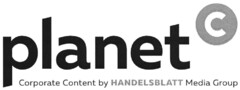 planet c Corporte Content by HANDELSBLATT Media Group