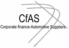 CfAS Corporate finance-Automotive Suppliers