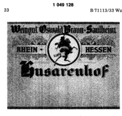 Weingut Oswald Braun   Saulheim RHEIN-HESSEN Husarenhof
