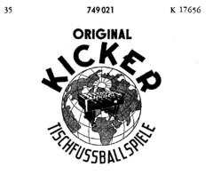 ORIGINAL KICKER TISCHFUSSBALLSPIELE