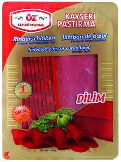 KAYSERI PASTIRMA DILIM