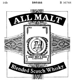 ALL MALT Blended Scotch Whisky BERRY BROS & RUDD