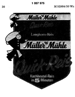 MÜLLER`S MÜHLE Quick-Reis Langkorn-Reis Kochbeutel-Reis in 5 Minuten