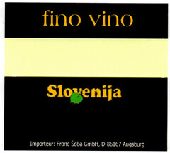 fino vino Slovenja