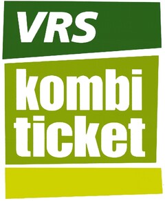 VRS kombi ticket