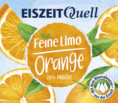 EISZEIT Quell Feine Limo Orange 20% Frucht Mit dem Mineralwasser aus der Eiszeit