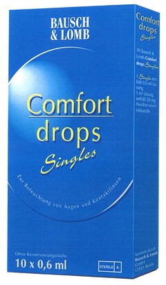 Comfort drops