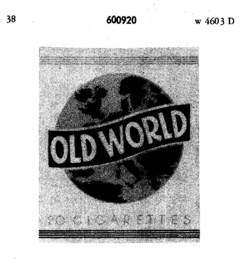 OLD WORLD 20 CIGARETTES