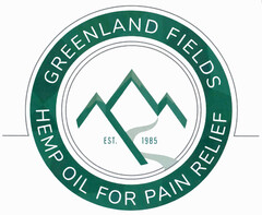 GREENLAND FIELDS HEMP OIL FOR PAIN RELIEF