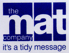 the mat company it's a tidy message