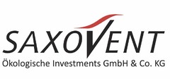SAXOVENT Ökologische Investments GmbH & Co. KG