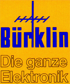 Bürklin Die ganze Elektronik