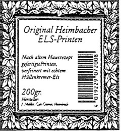 Original Heimbacher ELS-Printen