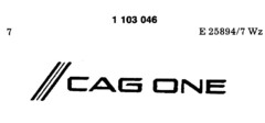 CAG ONE