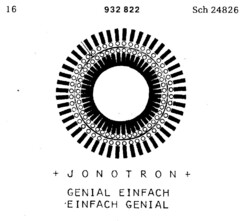 JONOTRON GENIAL EINFACH