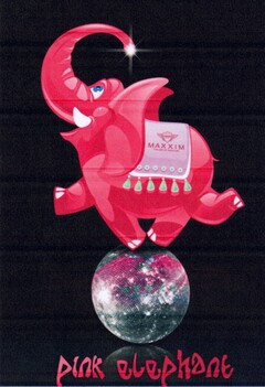 MAXXIM pink elephant