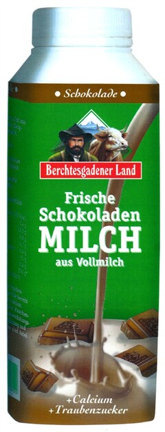 Berchtesgadener Land Frische Schokoladen MILCH aus Vollmilch