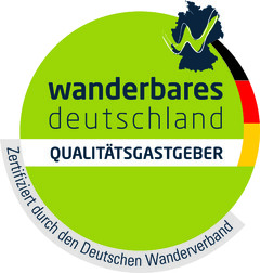 wanderbares deutschland QUALITÄTSGASTGEBER Zertifiziert durch den Deutschen Wanderverband