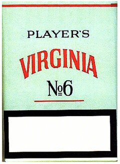 PLAYER'S VIRGINIA No6