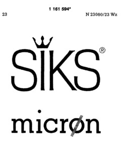 SIKS  mikrøn