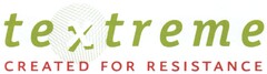 textreme CREATED FOR RESISTANCE