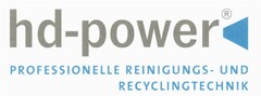 hd-power PROFESSIONELLE REINIGUNGS- UND RECYCLINGTECHNIK