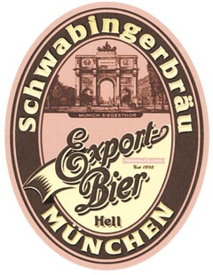 Schwabingerbräu MÜNCHEN Export Bier