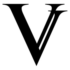 V