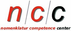 n/c/c nomenklatur competence center