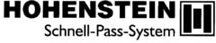 HOHENSTEIN Schnell-Pass-System