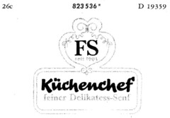 FS seit 1903 Küchenchef feiner Delikatess-Senf