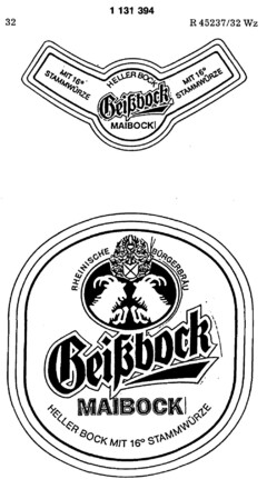 HELLER BOCK Geißbock MAIBOCK